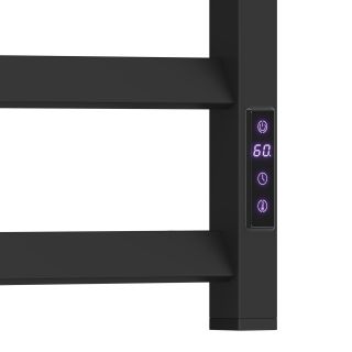 Полотенцесушитель электрический APEXTERMO Galaxy GL00164BM 600x400 черный матовый